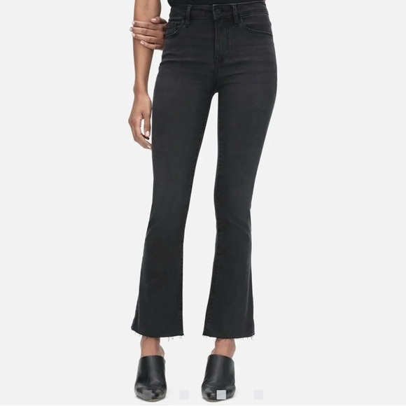Frame Black Le Crop Mini Boot Jean - Picture 1 of 16
